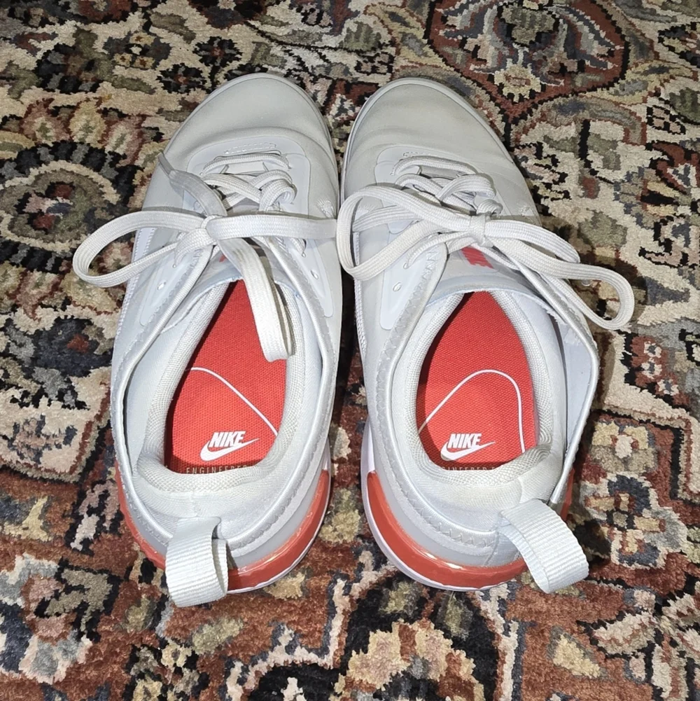 Nike Amixa Photon Dust Men's White and Red Athletic Sneakers